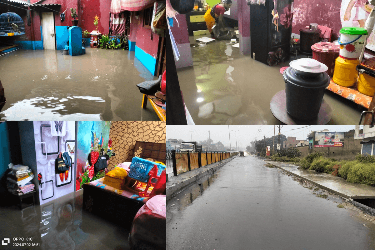 धनबाद : निरसा के घरों में घुसा नाले का पानी, लाखों का नुकसान