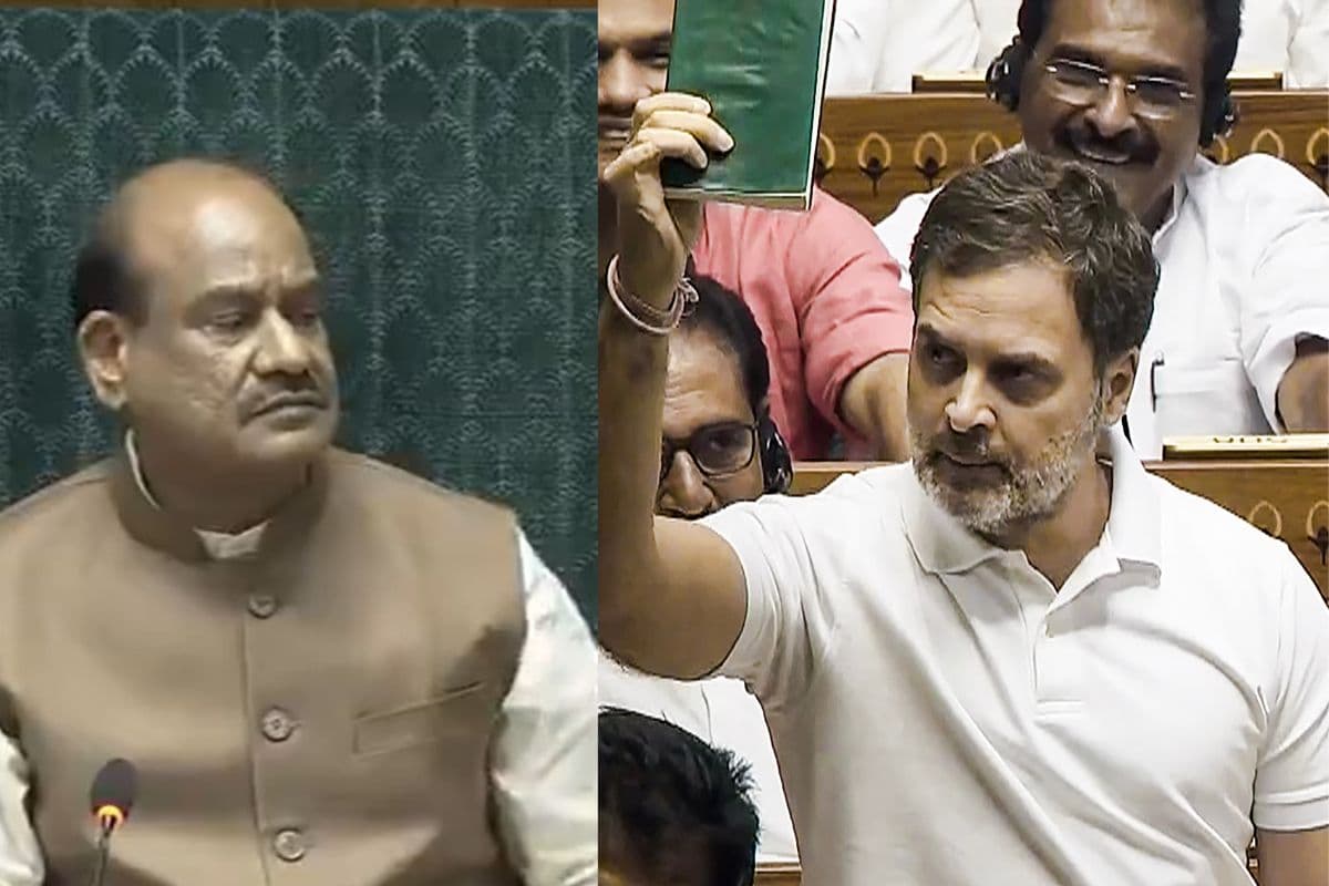 rahul gandhi and om birla