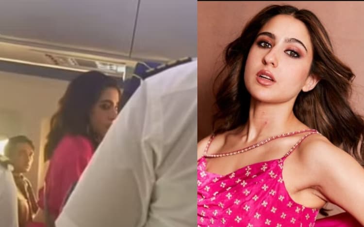 Sara Ali Khan की महंगी ड्रेस पर गिरा जूस, एयर होस्टेस पर फूटा एक्ट्रेस का गुस्सा, वीडियो देख फैंस के आने लगे ऐसे रिएक्शन