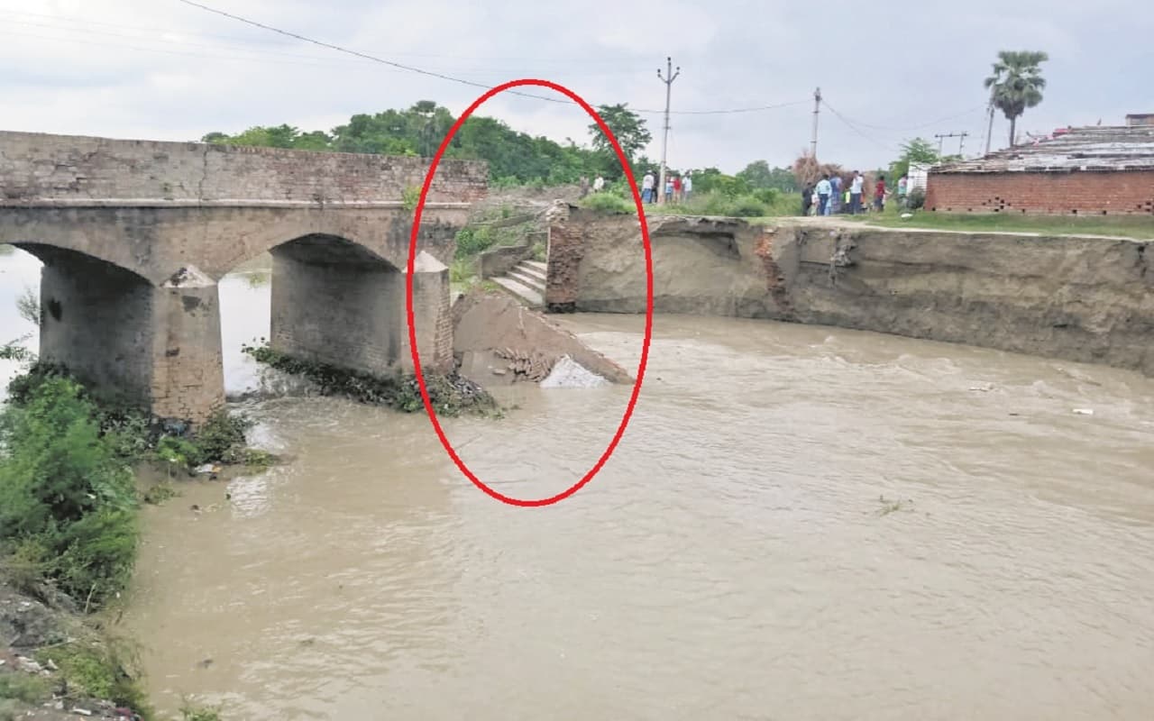 saran bridge collapse