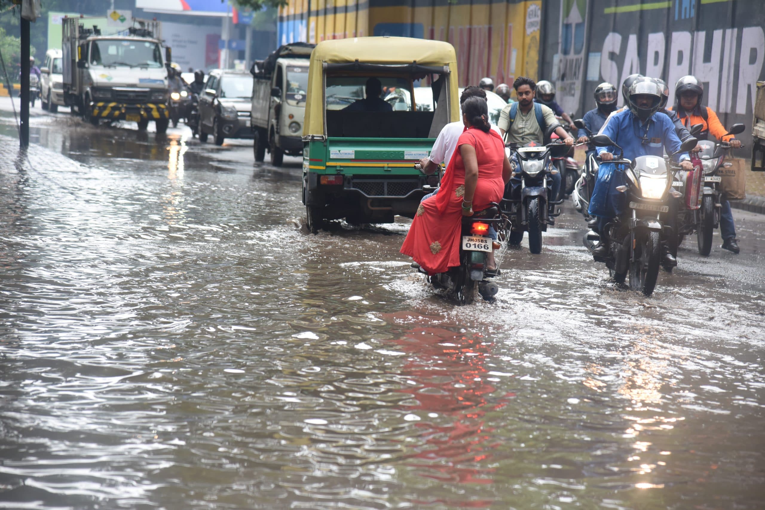 जमशेदपुर का मौसम : 23 मिमी बारिश से कई इलाकों में जलजमाव, जलाशयों का जलस्तर बढ़ा