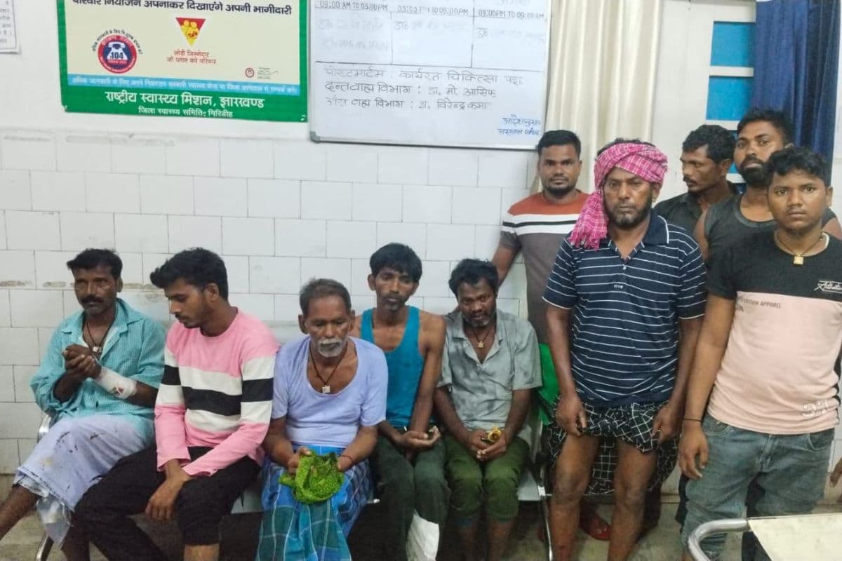 गिरिडीह में दो पक्षों के बीच मारपीट, 13 लोग घायल
