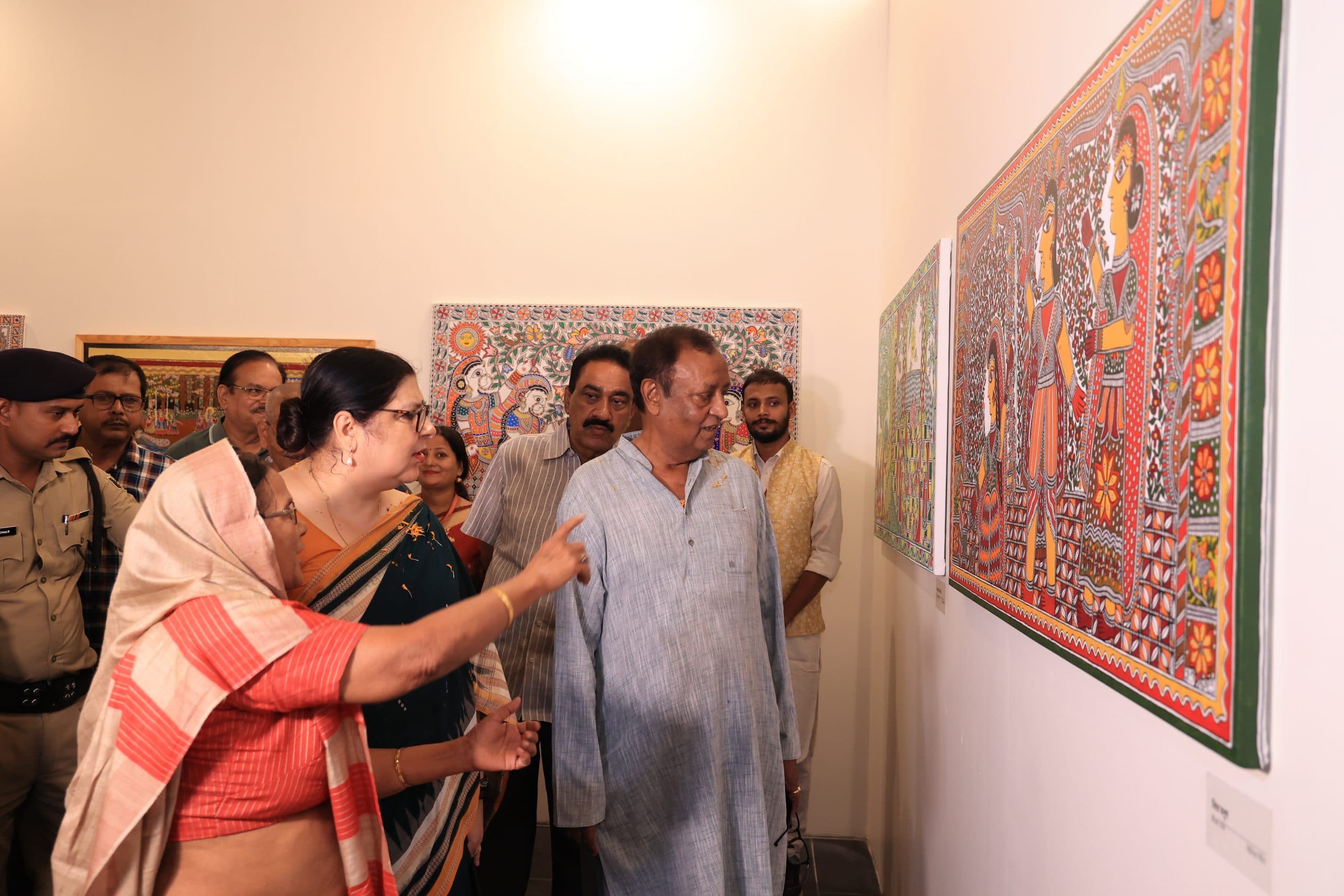 Bihar Museum: बिहार संग्रहालय के 7वें स्थापना दिवस पर पेंटिंग्स में जीवंत हुई वैदेही सीता..