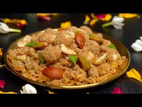 Panjiri Bhog Recipe for Janmashtami 2025: लड्डू गोपाल के लिए आटे की पंजीरी भोग रेसिपी.