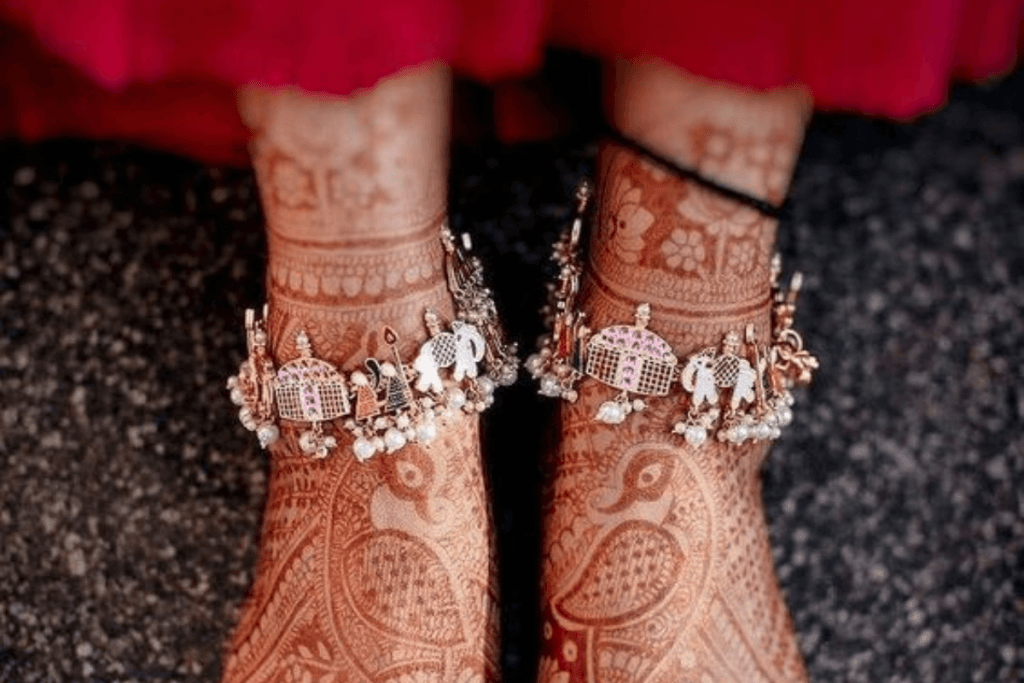 Temple Design Anklets