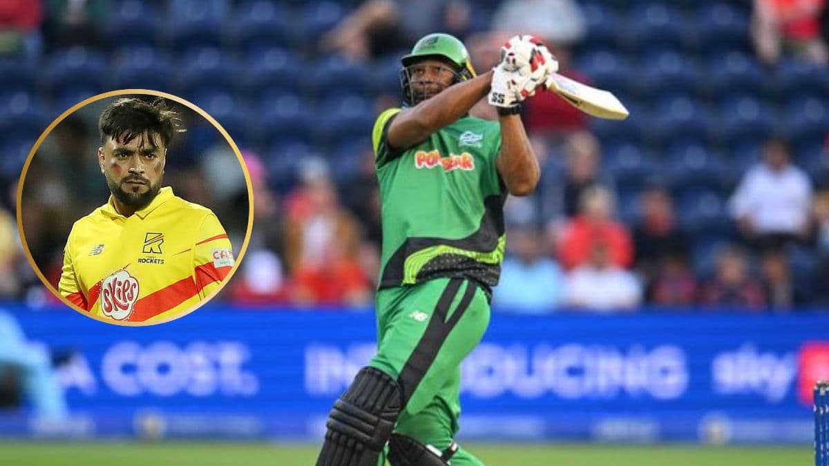 Kieron Pollard ने द हंड्रेड में जड़े राशिद खान को लगातार पांच छक्के, देखें वीडियो