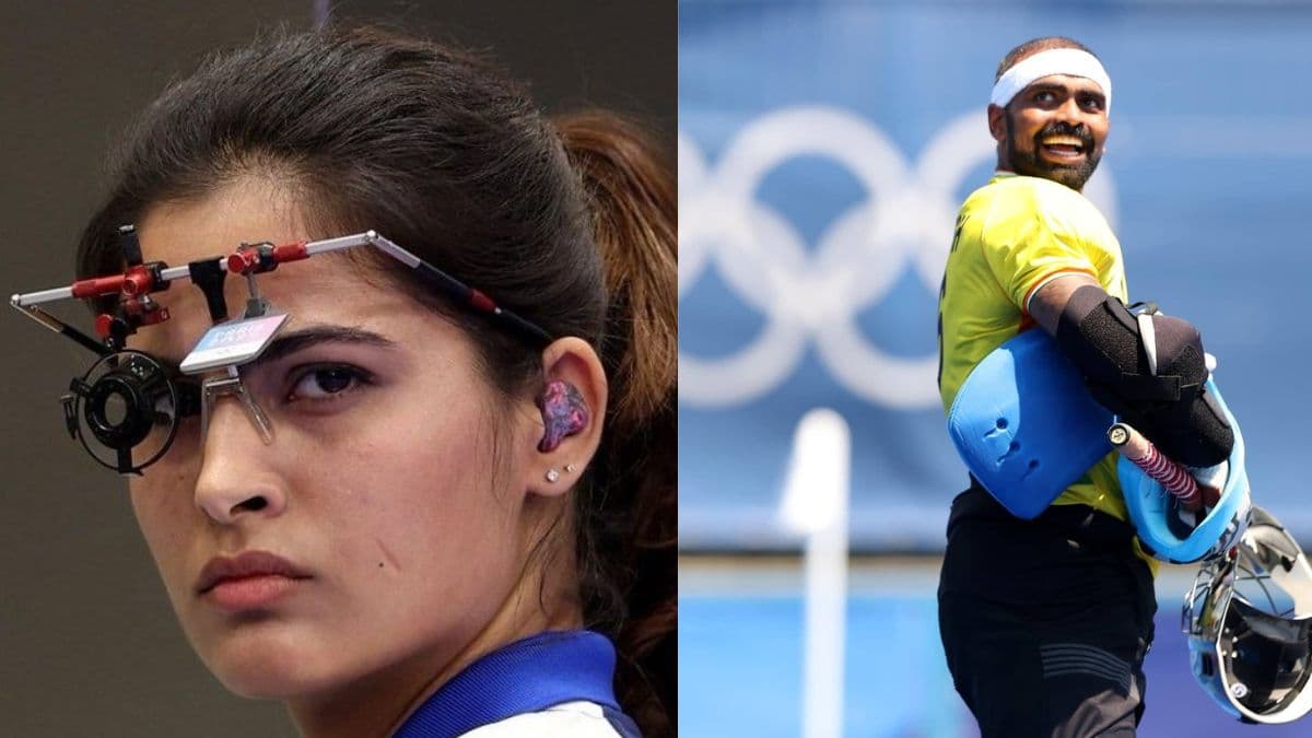 Manu Bhaker, PR Sreejesh named India's flag bearers for Paris Olympics 2024 closing ceremony Manu Bhaker, PR Sreejesh named India's flag bearers for Paris Olympics 2024 closing ceremony