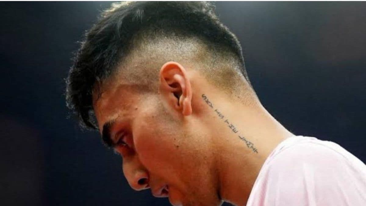 Olympics 2024: आखिर क्या कहता है Lakshya Sen की गर्दन पर बना टैटू ?