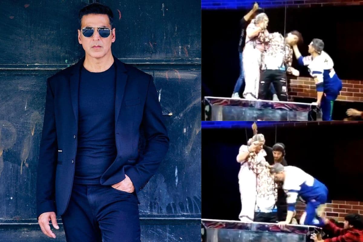 Akshay Kumar ने कपिल शर्मा शो के सेट पर हवा में बेहोश व्यक्ति की बचाई जान, देखें VIDEO Akshay Kumar ने कपिल शर्मा शो के सेट पर हवा में बेहोश व्यक्ति की बचाई जान, देखें VIDEO