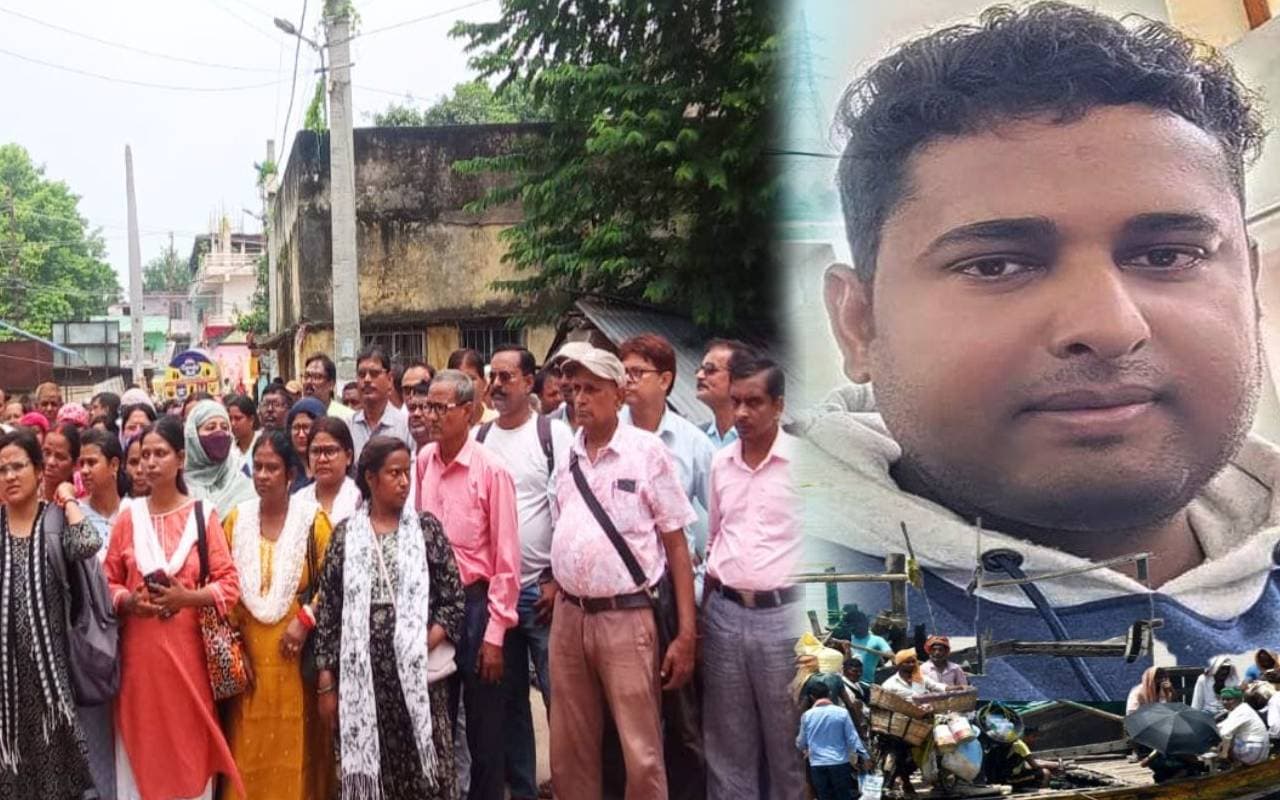 गंगा में डूबे BPSC शिक्षक का शव नहीं मिलने से शिक्षकों में आक्रोश, SDO और BDO को सौंपा ज्ञापन