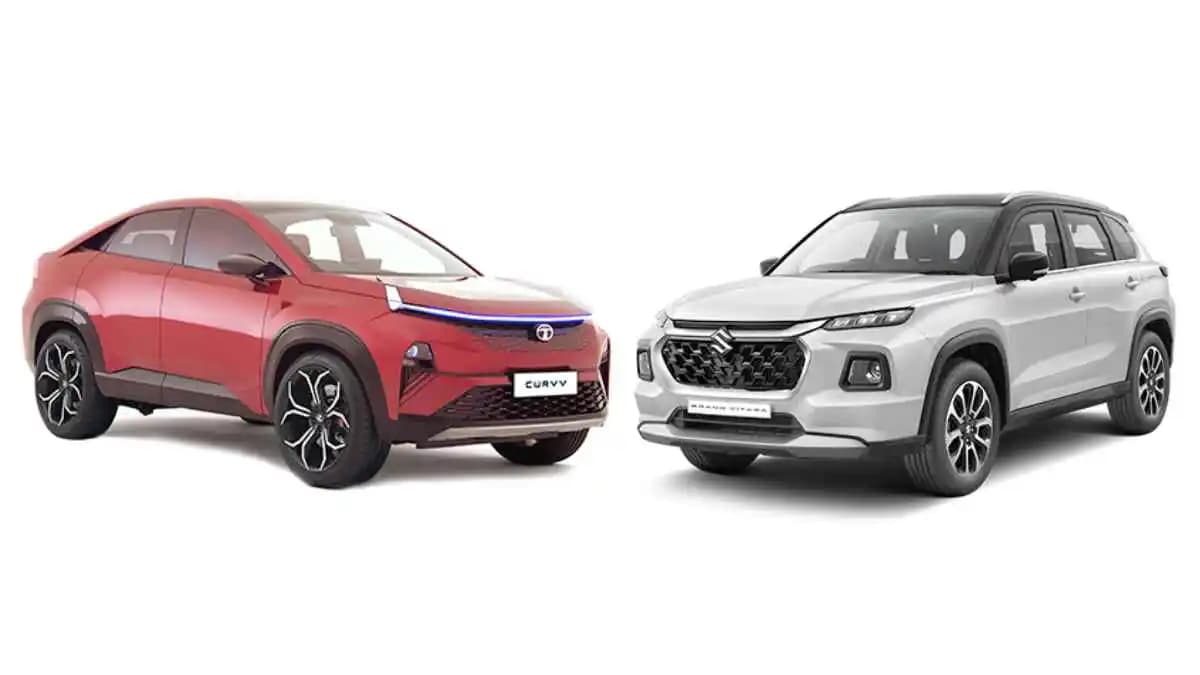 Tata Curvv vs Maruti Suzuki Grand Vitara Tata Curvv vs Maruti Suzuki Grand Vitara