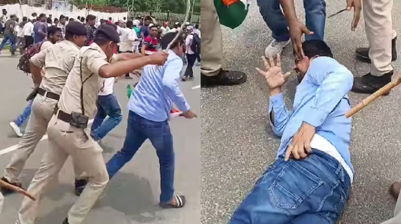 पटना में शिक्षक अभ्यर्थियों का भारी बवाल, BPSC कार्यालय के सामने पुलिस का लाठीचार्ज