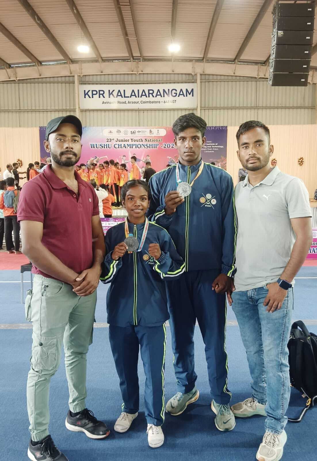 Wushu: जूनियर नेशनल वुशु में झारखंड की सोमो व राजकुमार को कांस्य