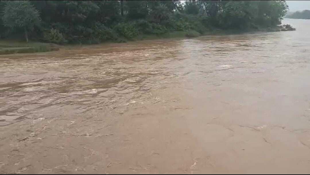 मूसलाधार बारिश से शीला नदी उफान पर