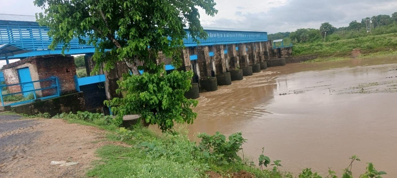 नदियों का जलस्तर काफी बढ़ा, पिंड्राजोरा गवाई डैम के आठ गेट खोले गये,