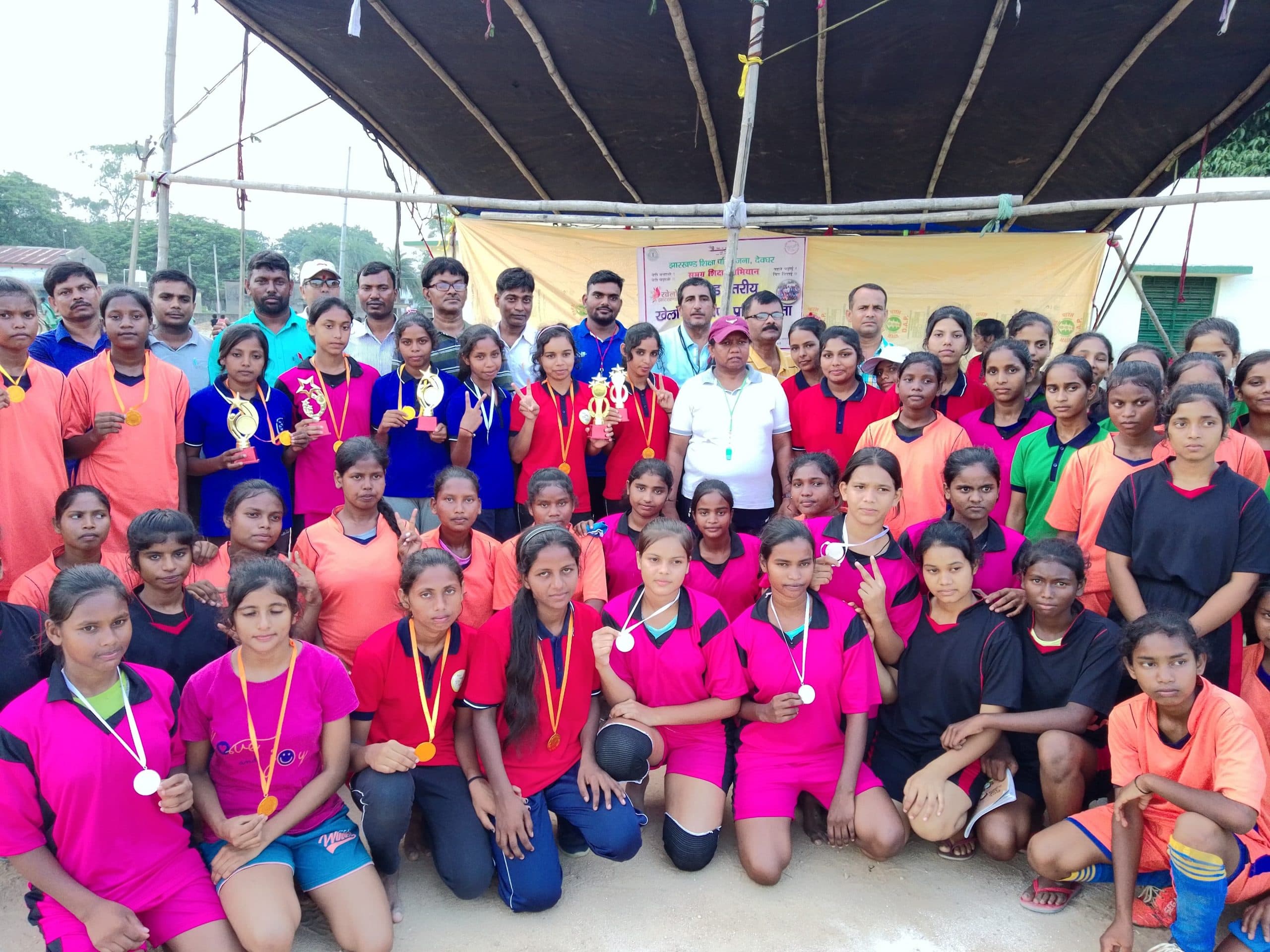 खेलो झारखंड प्रतियोगिता का समापन, कस्तूरबा की छात्राओं ने हासिल किये 48 गोल्ड मेडल