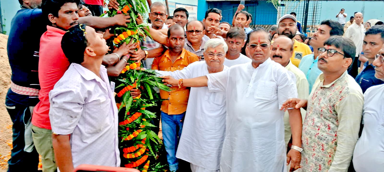 महाराष्ट्र के धम्मगिरि मंदिर की तर्ज पर बनेगा पंडाल