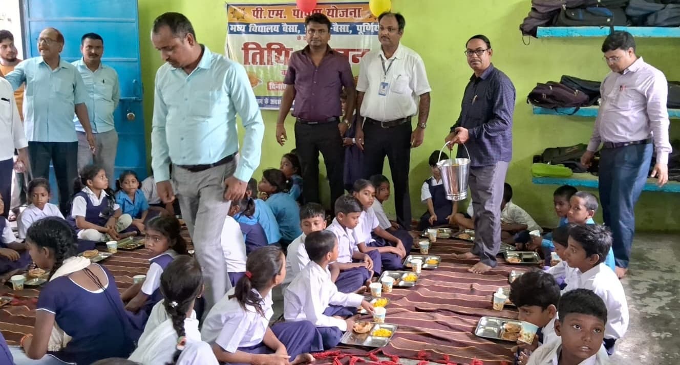 मवि बैसा से तिथि भोजन का हुआ आगाज