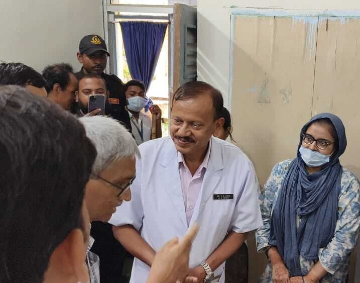 रेटीना जांच के लिए एएनएमएमसीएच में लगी ओसीटी मशीन