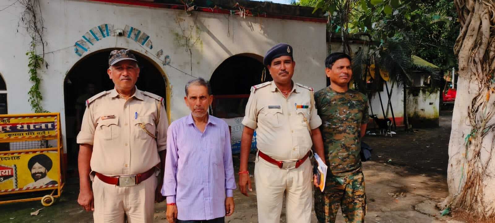 बिहार से अपहृत व्यक्ति हिरणपुर से बरामद