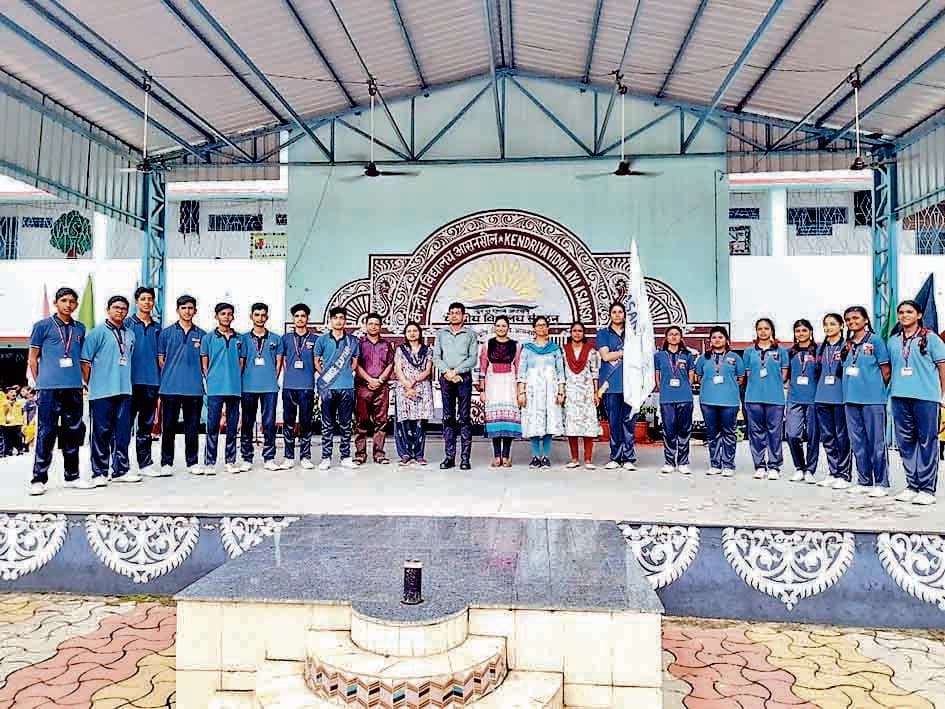 केवि आसनसोल में विद्यार्थी परिषद का अलंकरण समारोह