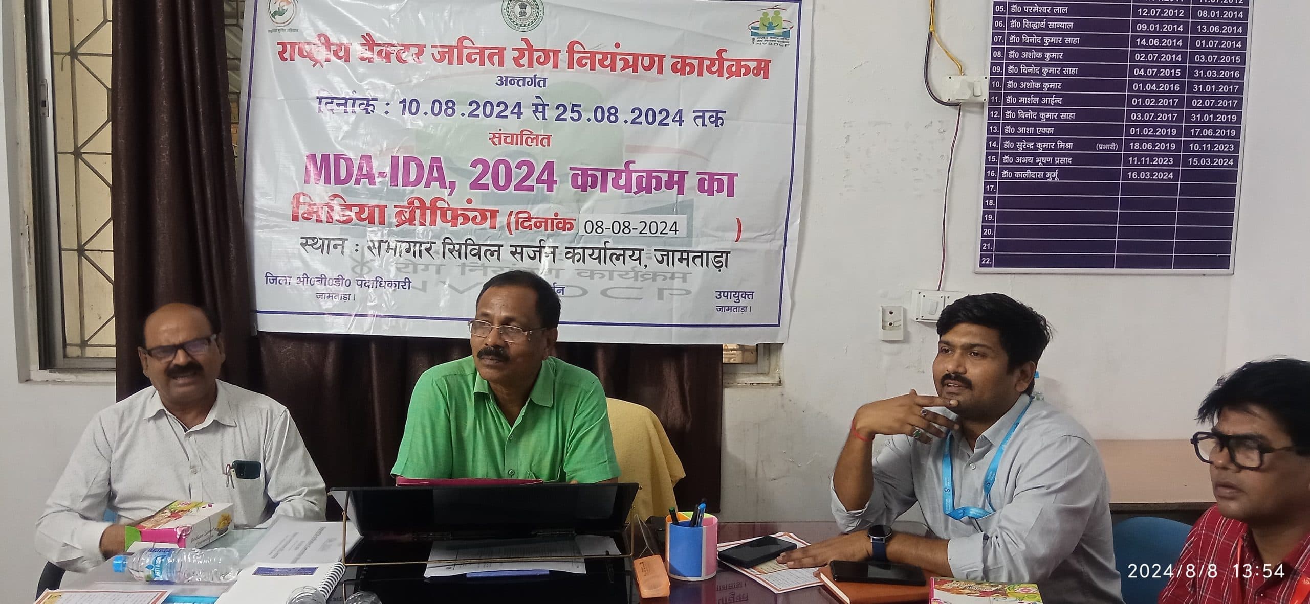 जिले में 10 अगस्त से चलेगा फाइलेरिया उन्मूलन अभियान : एसीएमओ