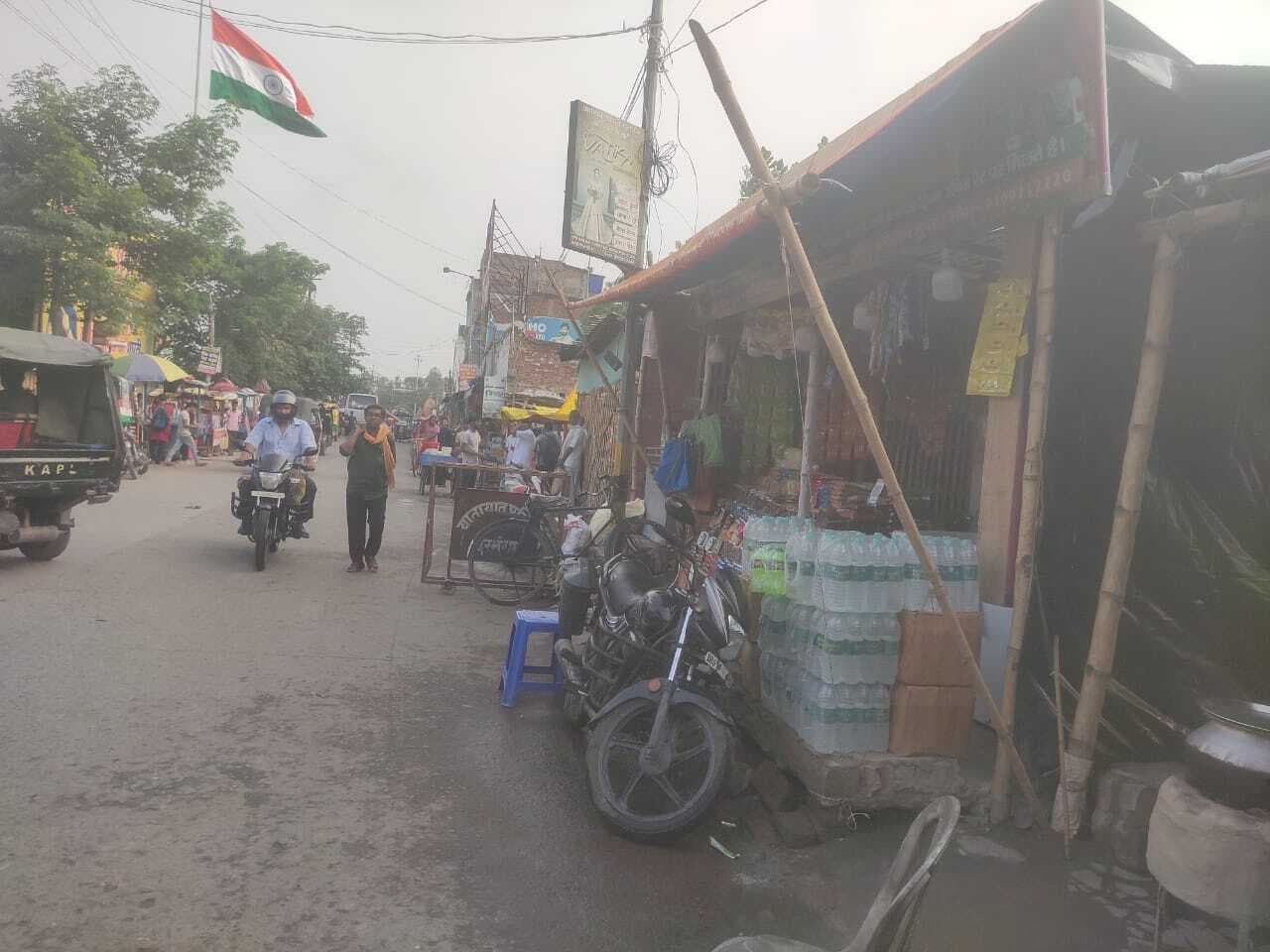 फिर से दरभंगा जंक्शन के समीप काबिज हो रहे अतिक्रमणकारी