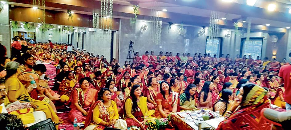 रानी सती दादी के मंगल पाठ में 351 महिलाओं ने हिस्सा लिया