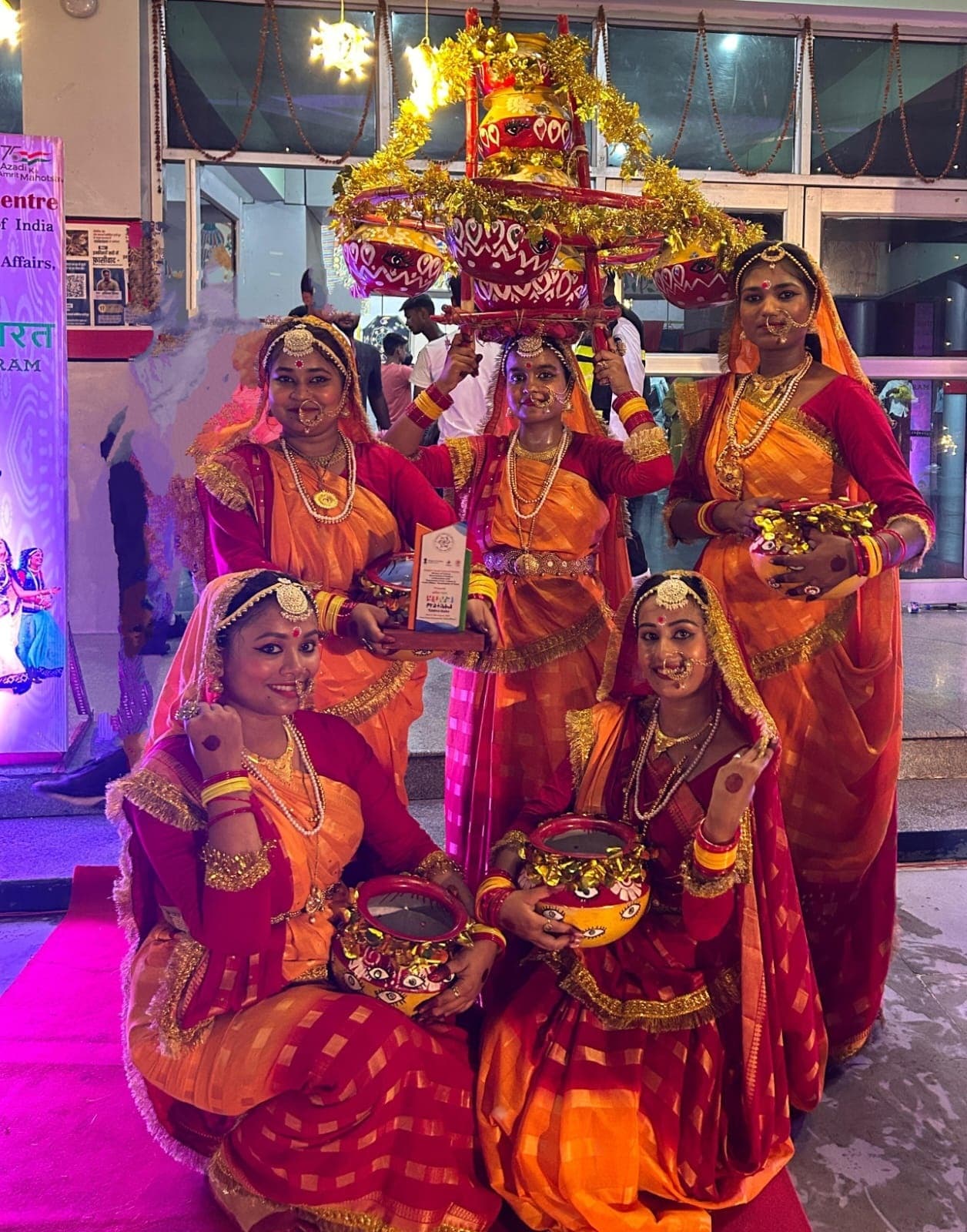 एक भारत श्रेष्ठ भारत कार्यक्रम में पूर्णिया की प्रस्तुति झिझिया की रही धूम