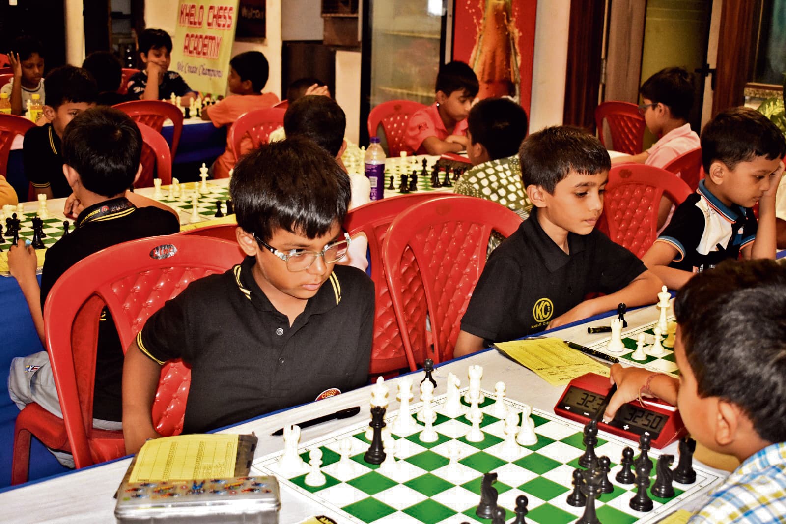 राज्य शतरंज प्रतियोगिता में देवांश और युवान संयुक्त रूप से शीर्ष पर