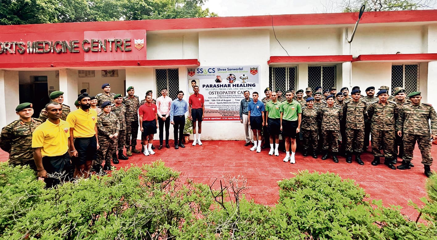 ओटीए में लगाया गया दो दिवसीय ऑस्टियोपैथी चिकित्सा शिविर पूरा