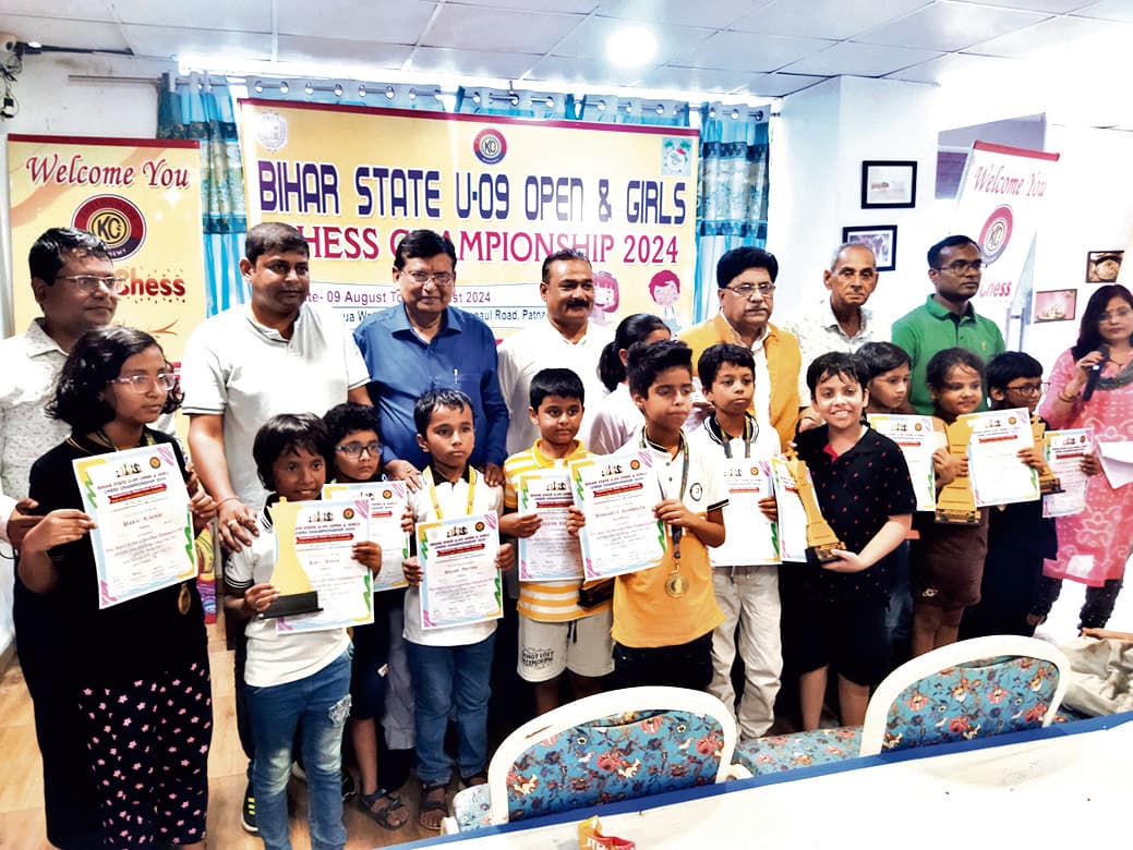 पटना की अंकिता ने जीता बिहार राज्य अंडर-9 शतरंज का खिताब