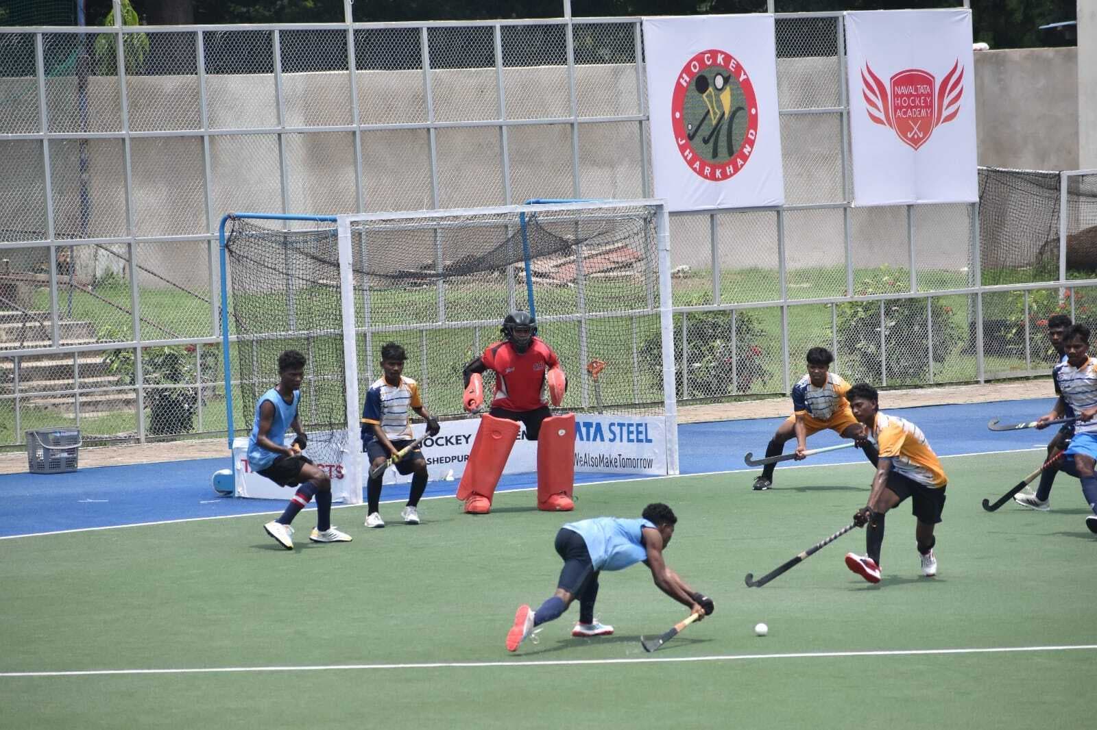 हॉकी : सिमडेगा, रांची, खूंटी व एनटीएचए की टीम सेमीफाइनल में