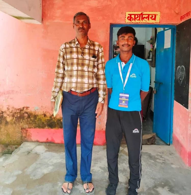 स्वतंत्रता दिवस समारोह में भाग लेंगे चयनित अरहान व छात्रा नंदनी