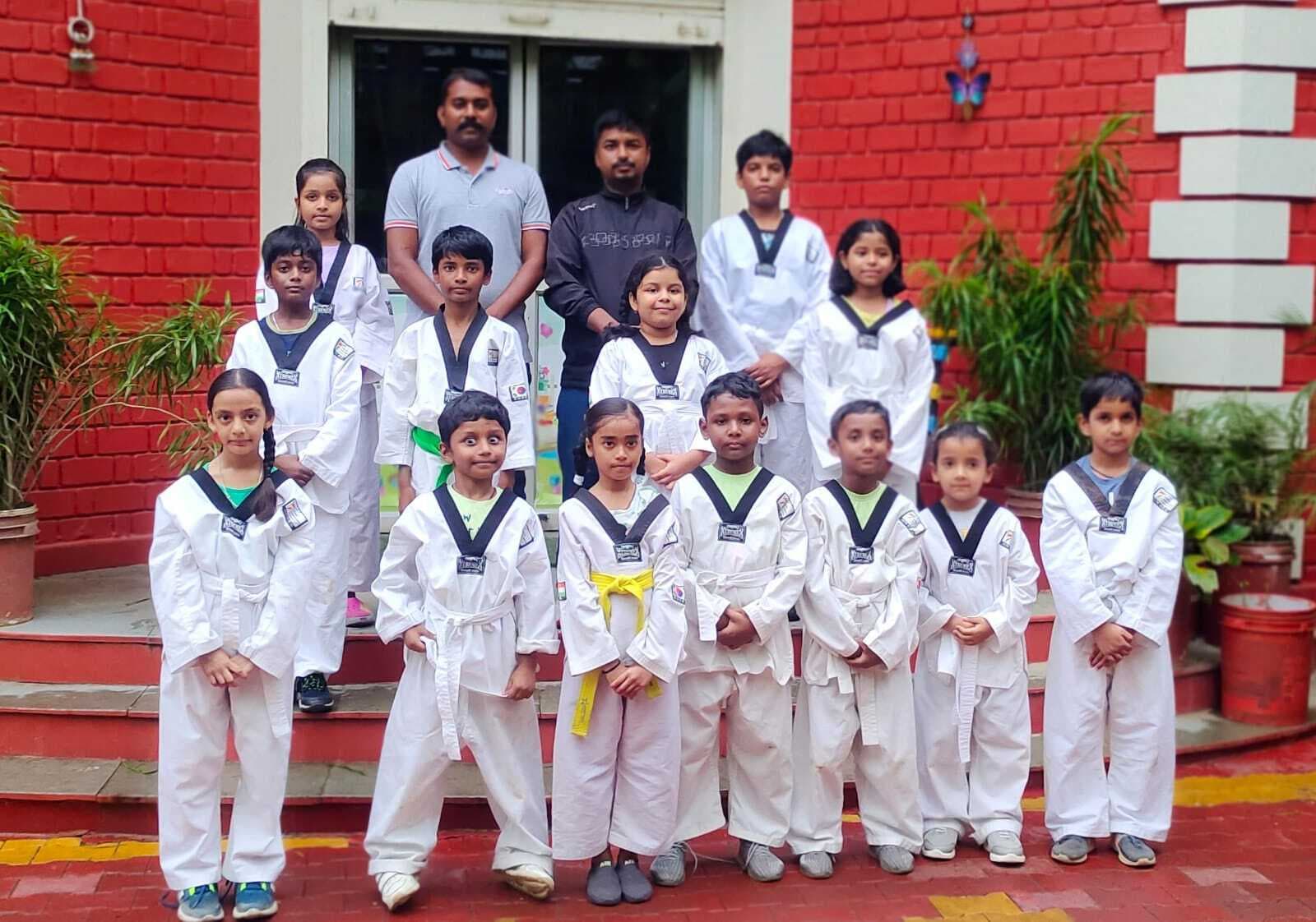 Taikwando: ताइक्वांडो बेल्ट ग्रेडिंग संपन्न, 20 खिलाड़ी हुए शामिल