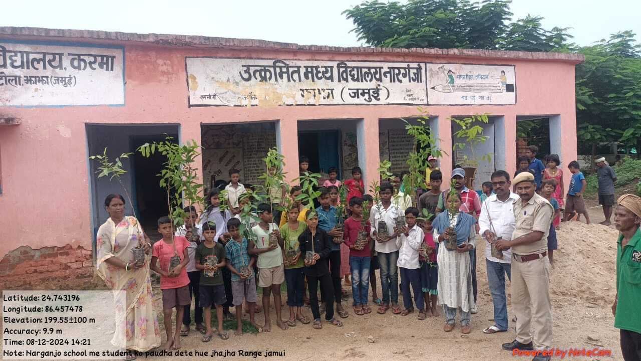 पौधरोपण कर पर्यावरण संरक्षण का दिया संदेश