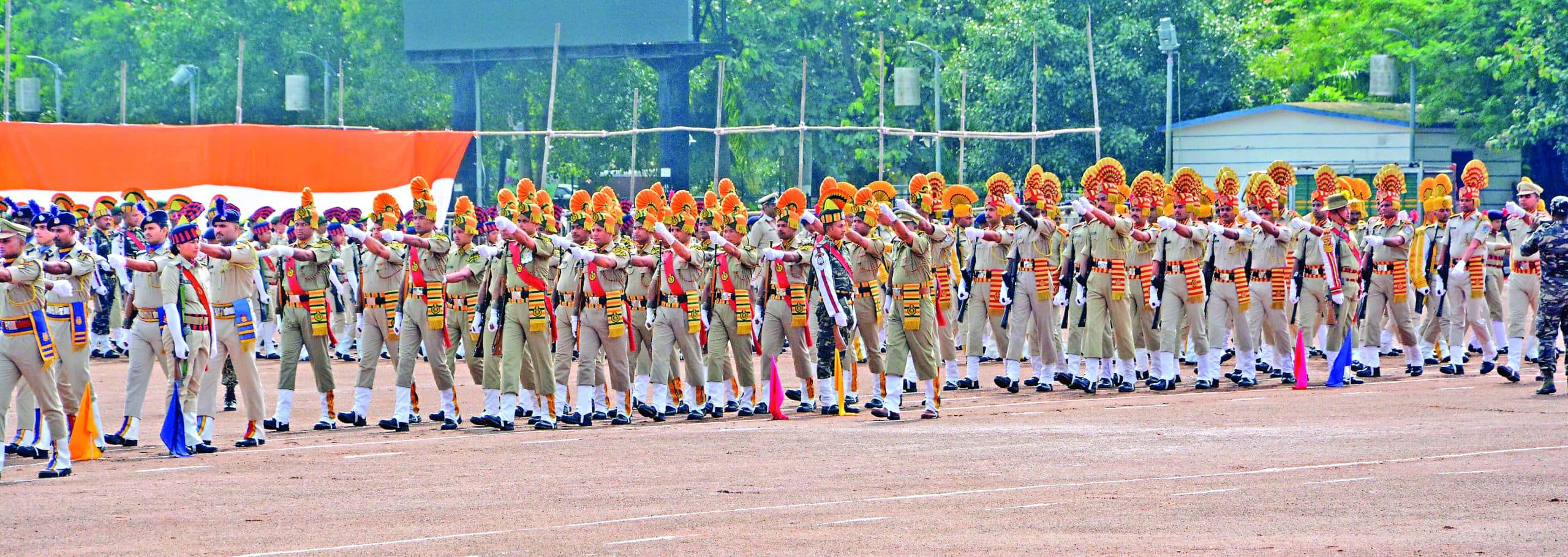 Ranchi news : स्वतंत्रता दिवस समारोह को लेकर हुआ फुल ड्रेस रिहर्सल