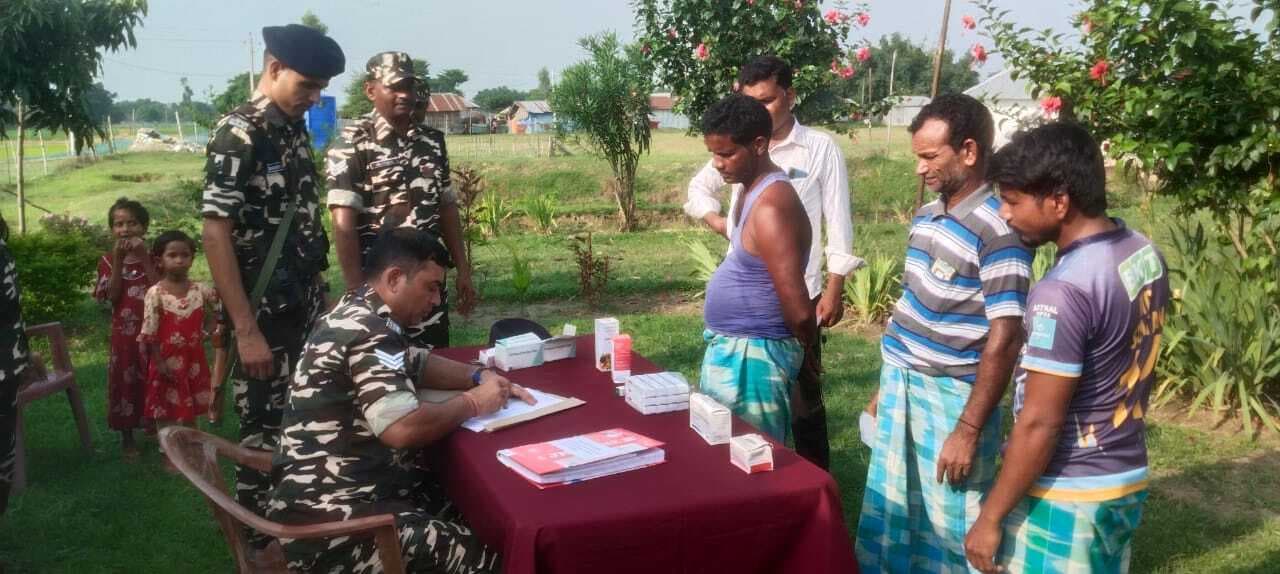 एसएसबी ने आयोजित किया निशुल्क स्वास्थ्य जांच शिविर