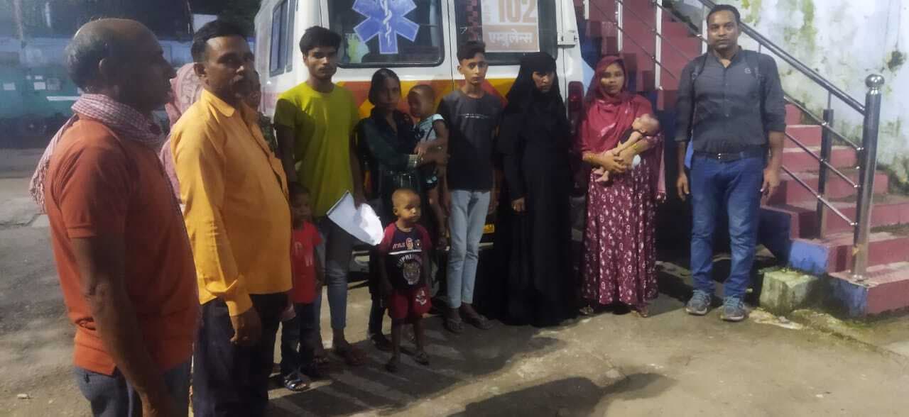 जन्मजात हृदय रोग से पीड़ित धीरज एवं अल्तमस को रूटीन चेकअप के लिए भेजा गया पटना