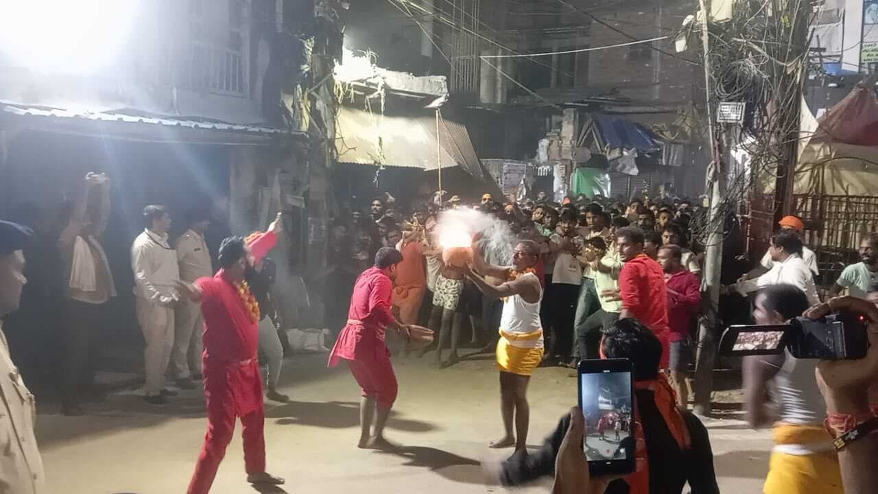 फुलवारी में निकली माता की डाली, जयकारे से गूंजता रहा शहर