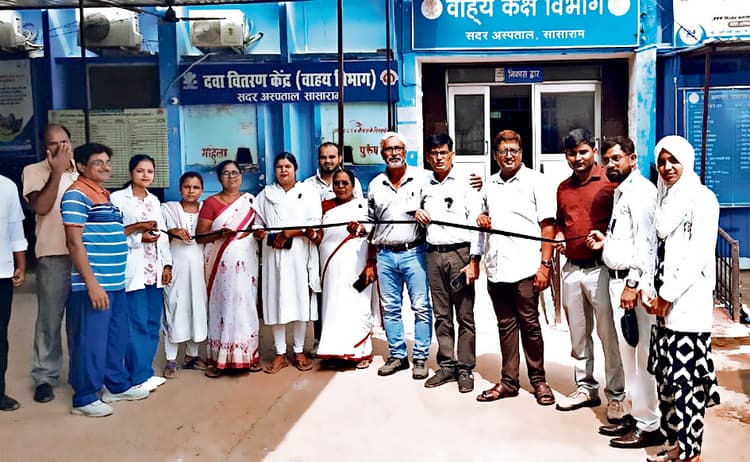 अस्पतालों में ठप रही ओपीडी सेवा, इमरजेंसी में दिखे डॉक्टर