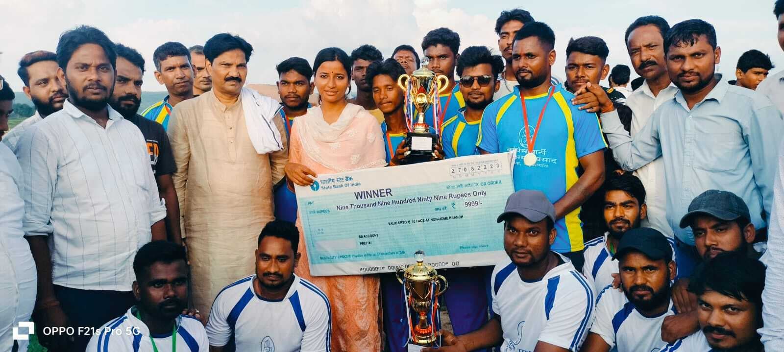 सीपीएल क्रिकेट लीग मैच का खिताब बादम ने जीता