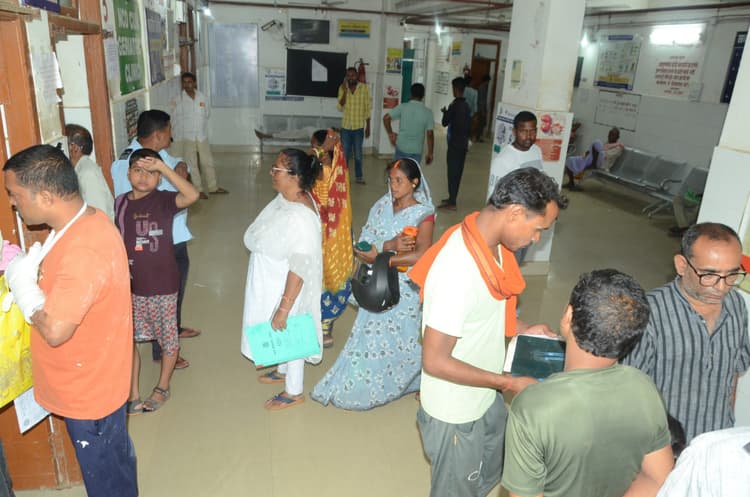 सर्दी, खांसी और बुखार के साथ टाइफाइड के रोगियों की संख्या बढ़ी