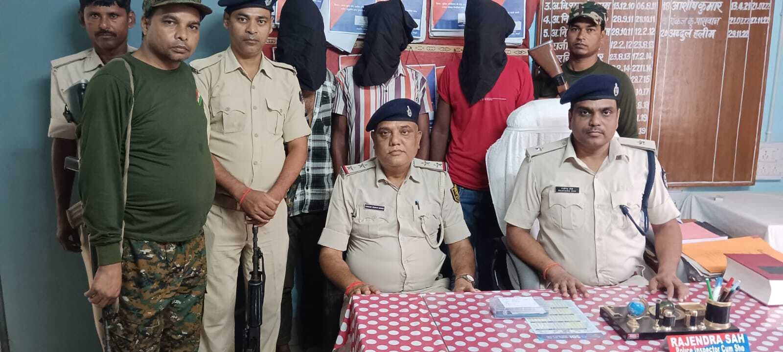 मारपीट व छिनतई मामले में तीन गिरफ्तार, जेल