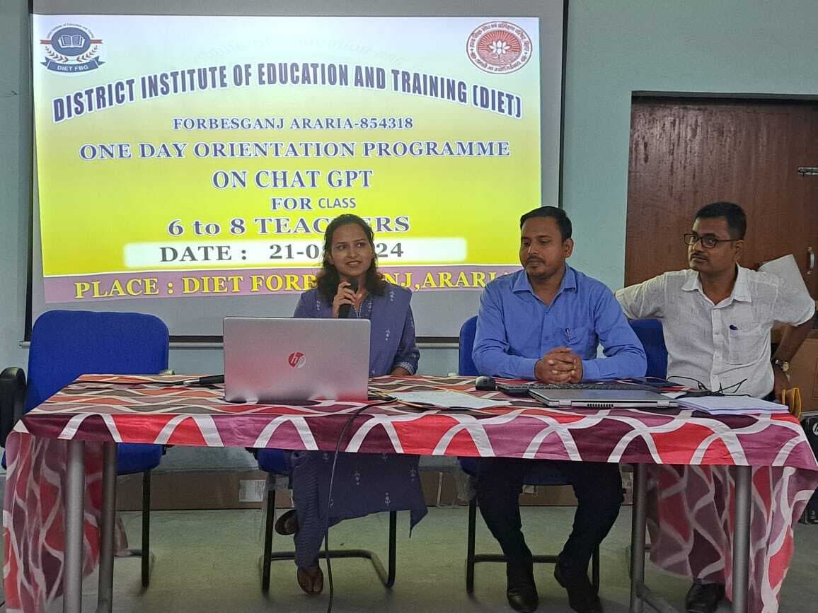चैट जीपीटी कार्यक्रम  का आयोजन