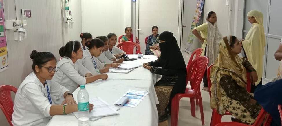 एएनसी जांच शिविर में मिली एचआरपी वाली दो गर्भवती