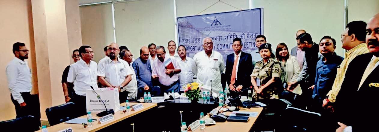 एयरपोर्ट के लिए यातायात वृद्धि व विकास योजनाओं पर हुई चर्चा