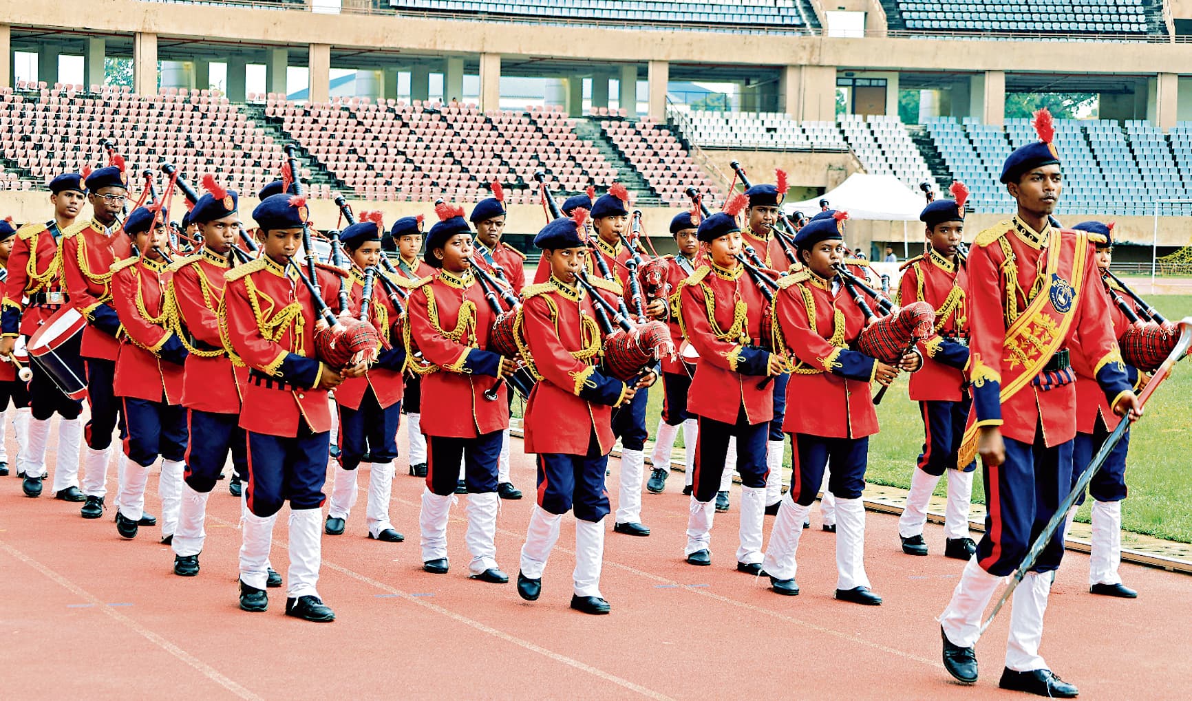 athletics meet ranchi : बैंड की धुन पर कदमताल