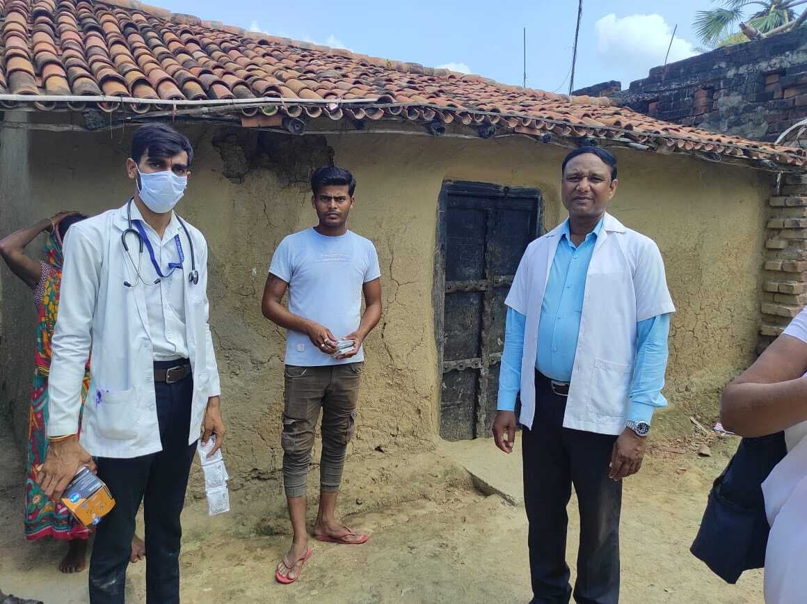 चुनुक बिगहा में डायरिया से मौत के बाद चौथे दिन भी पहुंची मेडिकल टीम
