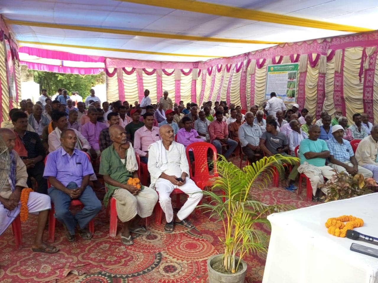 कार्यशाला में अधिक उपज व लाभ की दी गई जानकारी